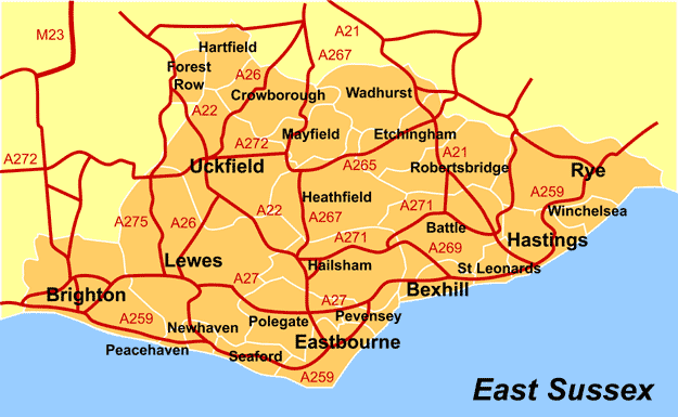 Leicestershire map